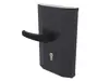 Black cylinder handle lock alone