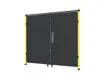 axelent machine guarding double hinge door sheet metal panel