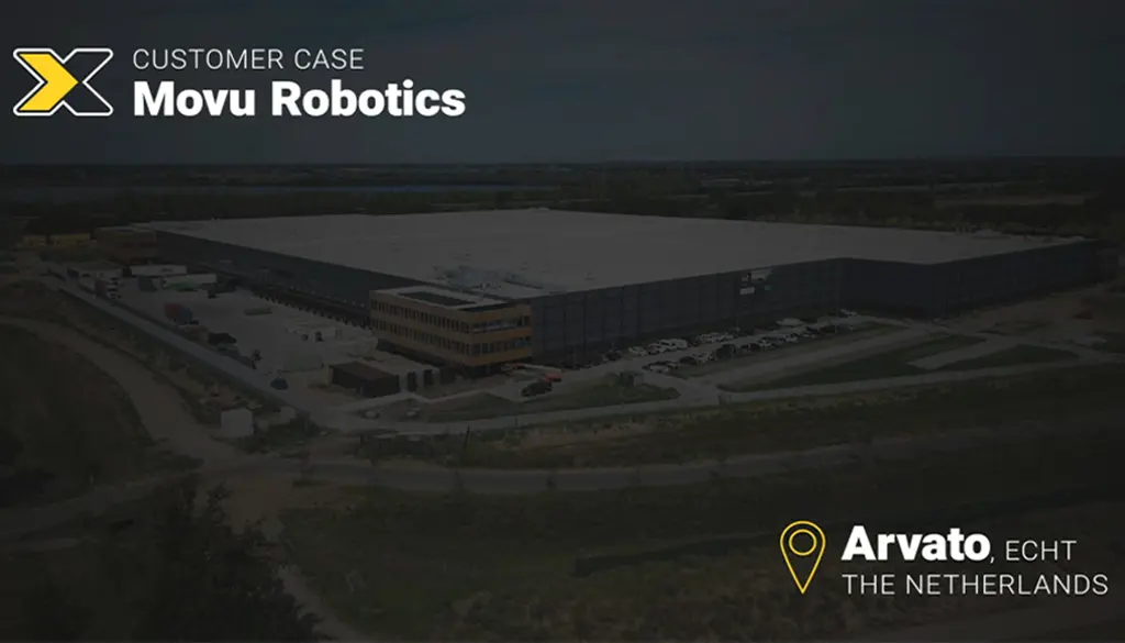 Overview of the outside of a warehouse