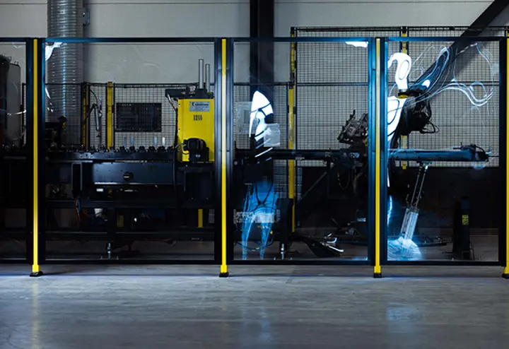 Why use plastic machine guarding panels in an automation facility? Why use plastic machine guarding panels in an automation facility?