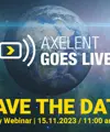 SAVE THE DATE - Axelent Safety Webinar the 15th november at CET 11:00 am. 