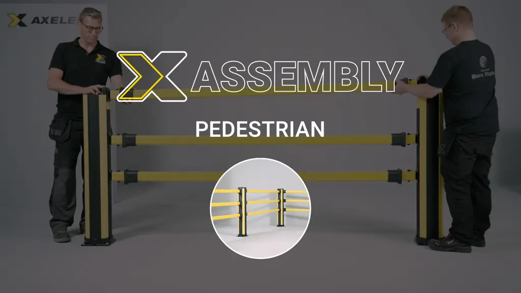 Assemble Pedestrian Impact Barrier with Axelent