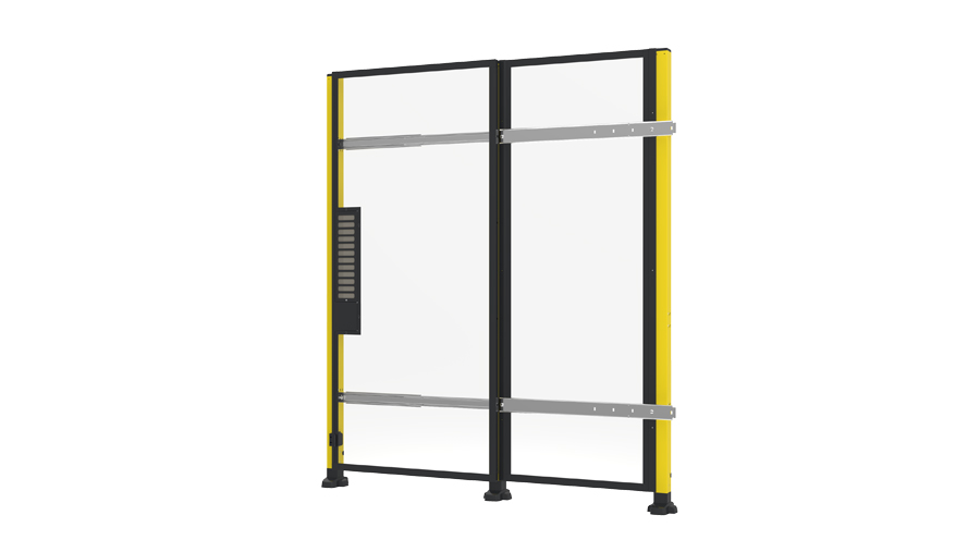 Single sliding door without rail