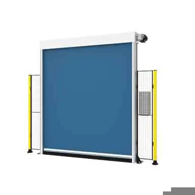 High speed roll door