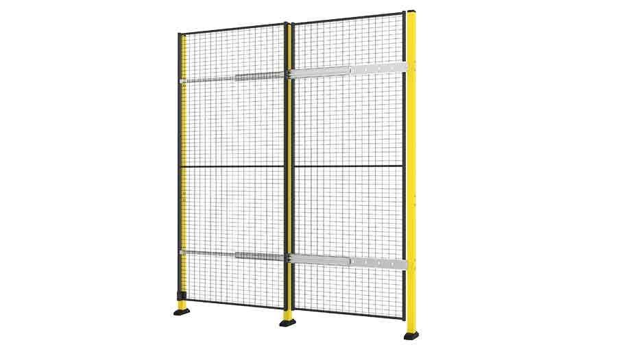 Single sliding door without rail