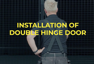 Double Hinge Door – Suitable for passage with wide goods 