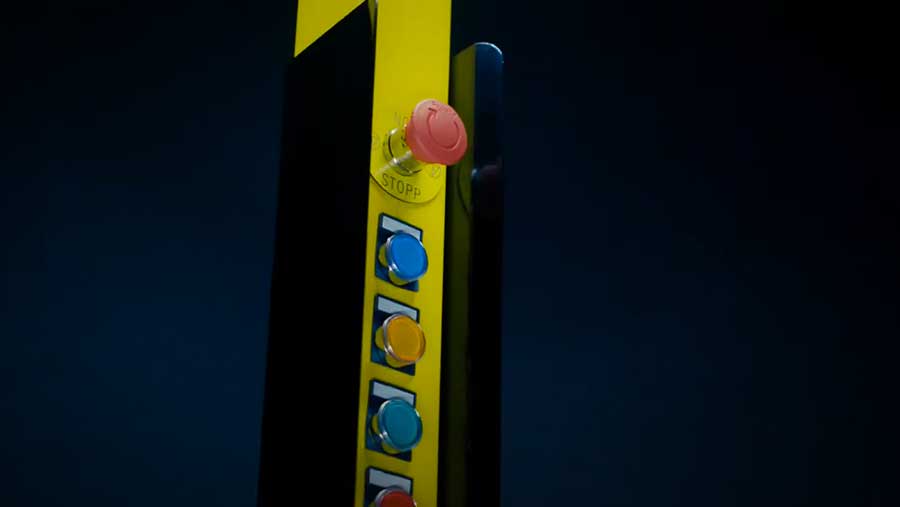 Posts prepared for push buttons