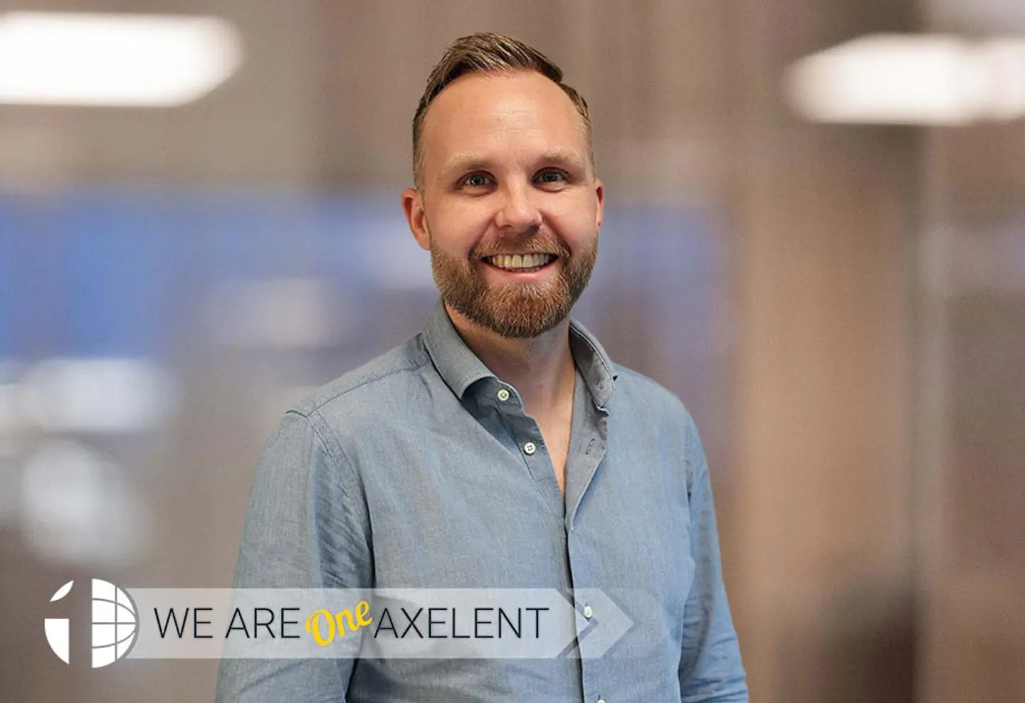 Portrait of Kalle Berggren, Deputy Sales Director of Axelent
